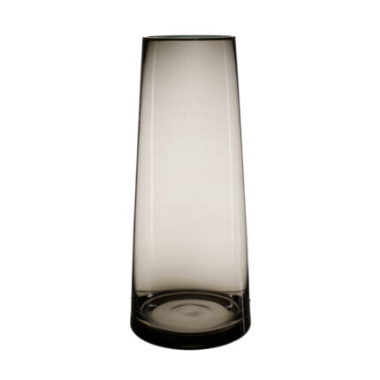 JARRON CRISTAL 30CM *GRIS/ORO