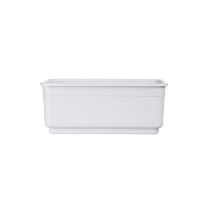 JARDINERA PLAST. 24.5x13x10CM *BLANCO