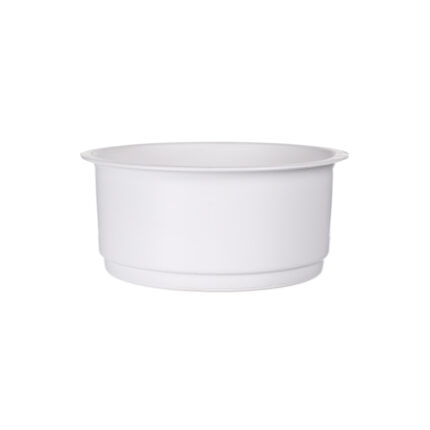 TARRINA PLAST. 19CMØx8.5CM *BLANCO