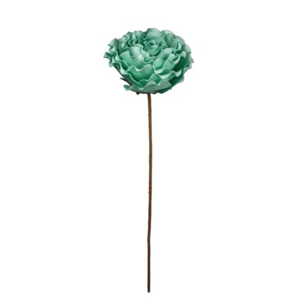 ROSA RIZADA CON HOJA *AZUL