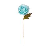 ROSA NATURAL CON HOJA *AZUL