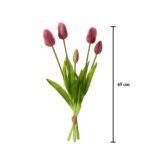 ATADO TULIPAN REAL TOUCH X5 *BURDEOS