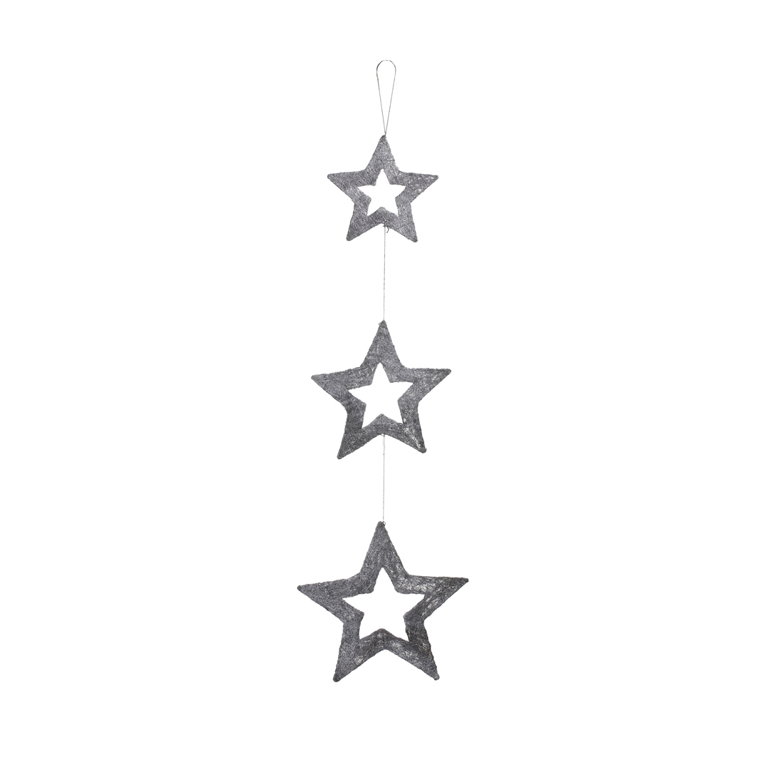 99061008-14.jpg JUEGO TRES ESTRELLAS CALADAS SISAL *PLATA