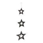 JUEGO TRES ESTRELLAS CALADAS SISAL