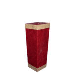 CONO CUADRADO SISAL 4 (61019) *ROJO