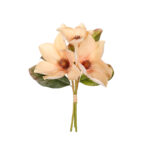 BOUQUET ATADO MAGNOLIA X3 36CM *FUXIA