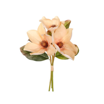 BOUQUET ATADO MAGNOLIA X3 36CM *FUXIA